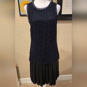 Rebecca Taylor Midnight Lace Dress